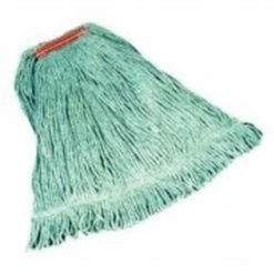 Rubbermaid® Super Stitch® Blend Mop, Large, Green, 1" Headband, 6/Ct