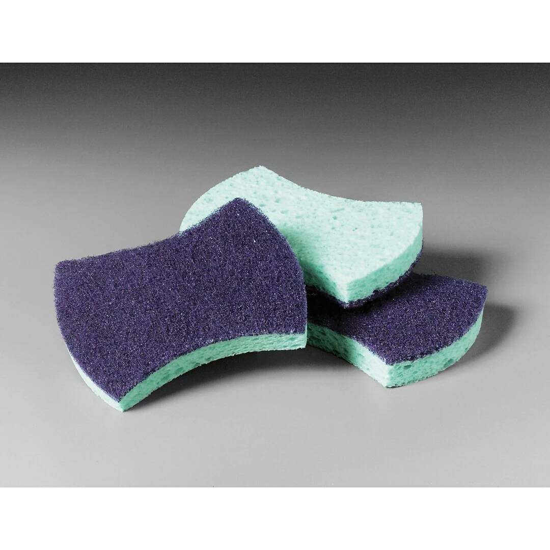 Scotch-Brite™ Power Sponge 3000CC, 2.8" X 4.5" X 0.6", 5/Pack 4 Scotch-Brite™ Power Sponge 3000CC, 2.8" X 4.5" X 0.6", 5/Pack - Image 2