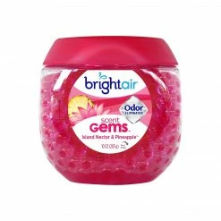 Bright Air Scent Gems Solid Air Freshener, Island Nectar And Pineapple, 10 Oz. (900229)