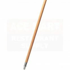 Rubbermaid Commercial Lacquered-Wood Threaded-Tip Broom/Sweep Handle