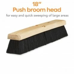 Coastwide Professionalâ„¢ 18" Push Broom Head, Tampico (CW57735)