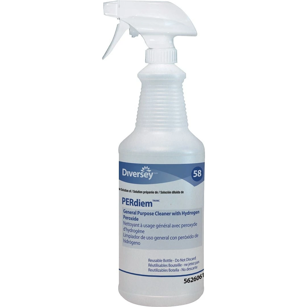 PERdiem Silk-Screen Empty Bottle, 32 Oz., 12/Carton 3 PERdiem Silk-Screen Empty Bottle, 32 Oz., 12/Carton
