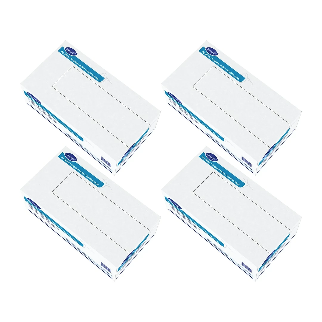 Diversey Fabric Dry Wipes, White, 500/Box, 4 Boxes/Carton (D1228884) 3 Diversey Fabric Dry Wipes, White, 500/Box, 4 Boxes/Carton (D1228884)