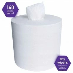 Kimtech WetTask Polypropylene Wipers, White, 90/Roll, 6 Rolls/Carton (06471) -Febreze shop unnamed file 2253