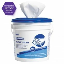Kimtech WetTask Polypropylene Wipers, White, 90/Roll, 6 Rolls/Carton (06471) -Febreze shop unnamed file 2254