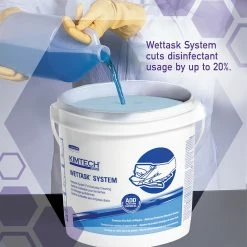 Kimtech WetTask Polypropylene Wipers, White, 90/Roll, 6 Rolls/Carton (06471) -Febreze shop unnamed file 2255