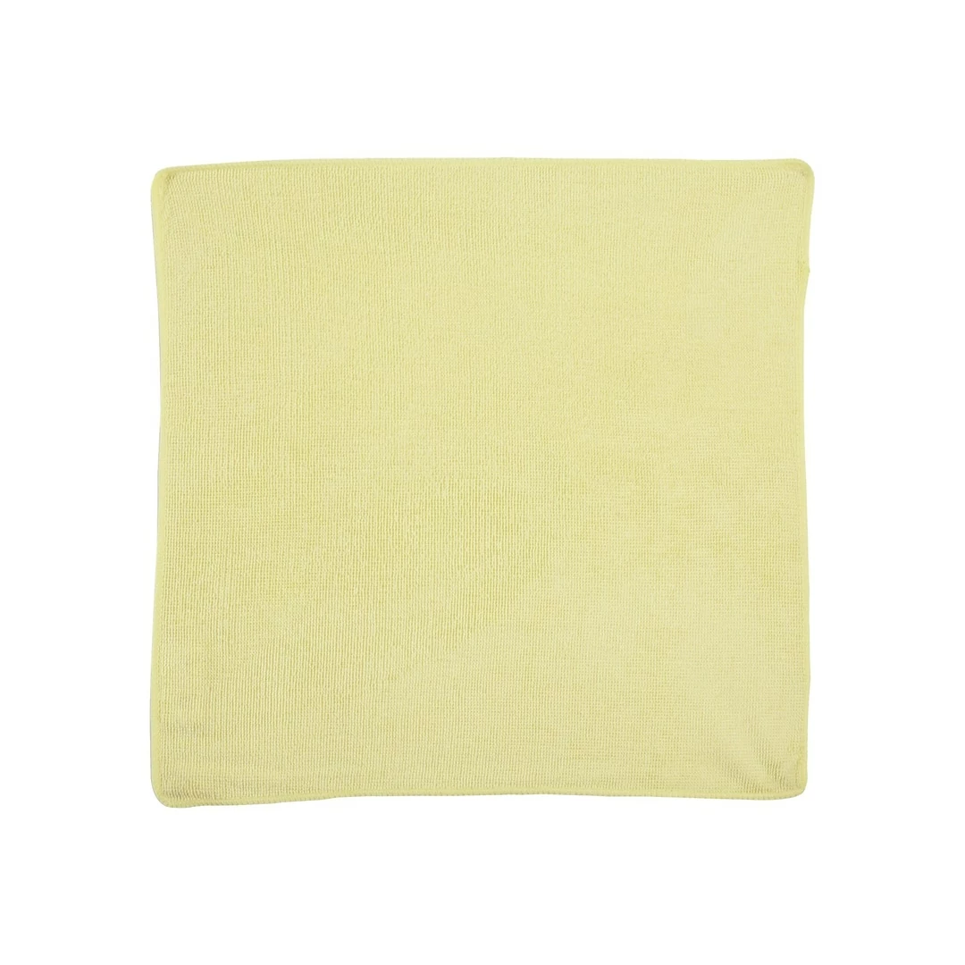 Rubbermaid Commercial Microfiber Dry Cloths, Yellow, 24/Pack (1820584)