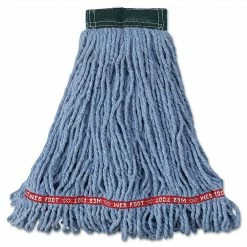 Rubbermaid Commercial Mop Heads-Wet Mop Blue