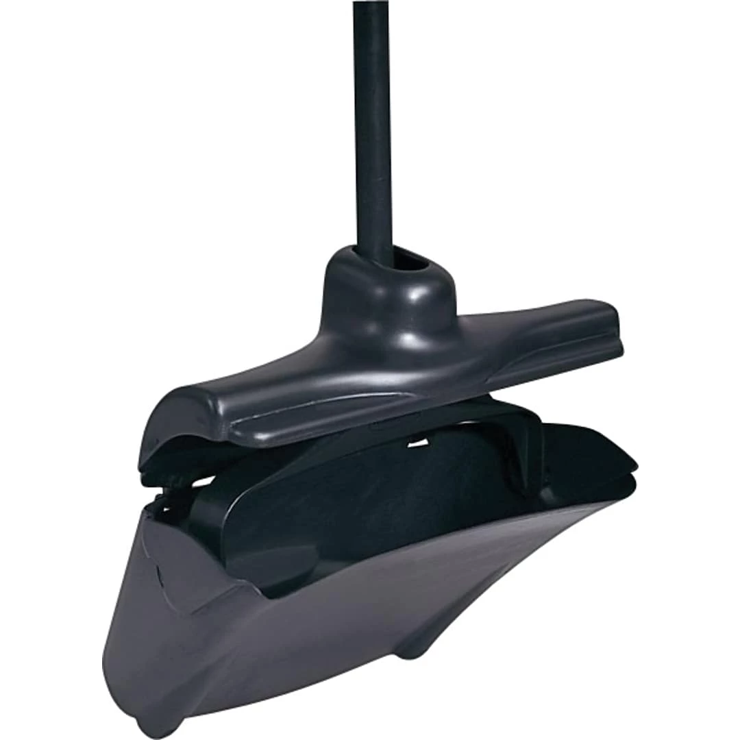 Rubbermaid Lobby Pro® Upright Dustpan With Cover, Black, 11 1/4"W 3 Rubbermaid Lobby Pro® Upright Dustpan With Cover, Black, 11 1/4"W