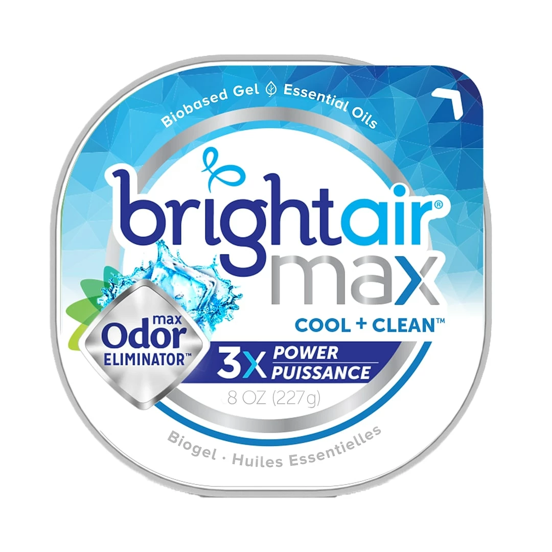 Bright Air® Max Odor Eliminator Air Freshener, 8 Oz, Cool & Clean (900437) - Image 2