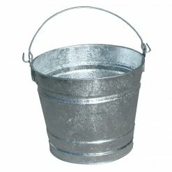 Magnolia Brush 455-14QT Hot Dipped Galvanized Steel Pail, 14 Qt. (455-14QT)