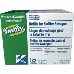 Swiffer Professional Dusting Cloths, White 32 Cloths/Box 6 Boxes/Carton (33407)