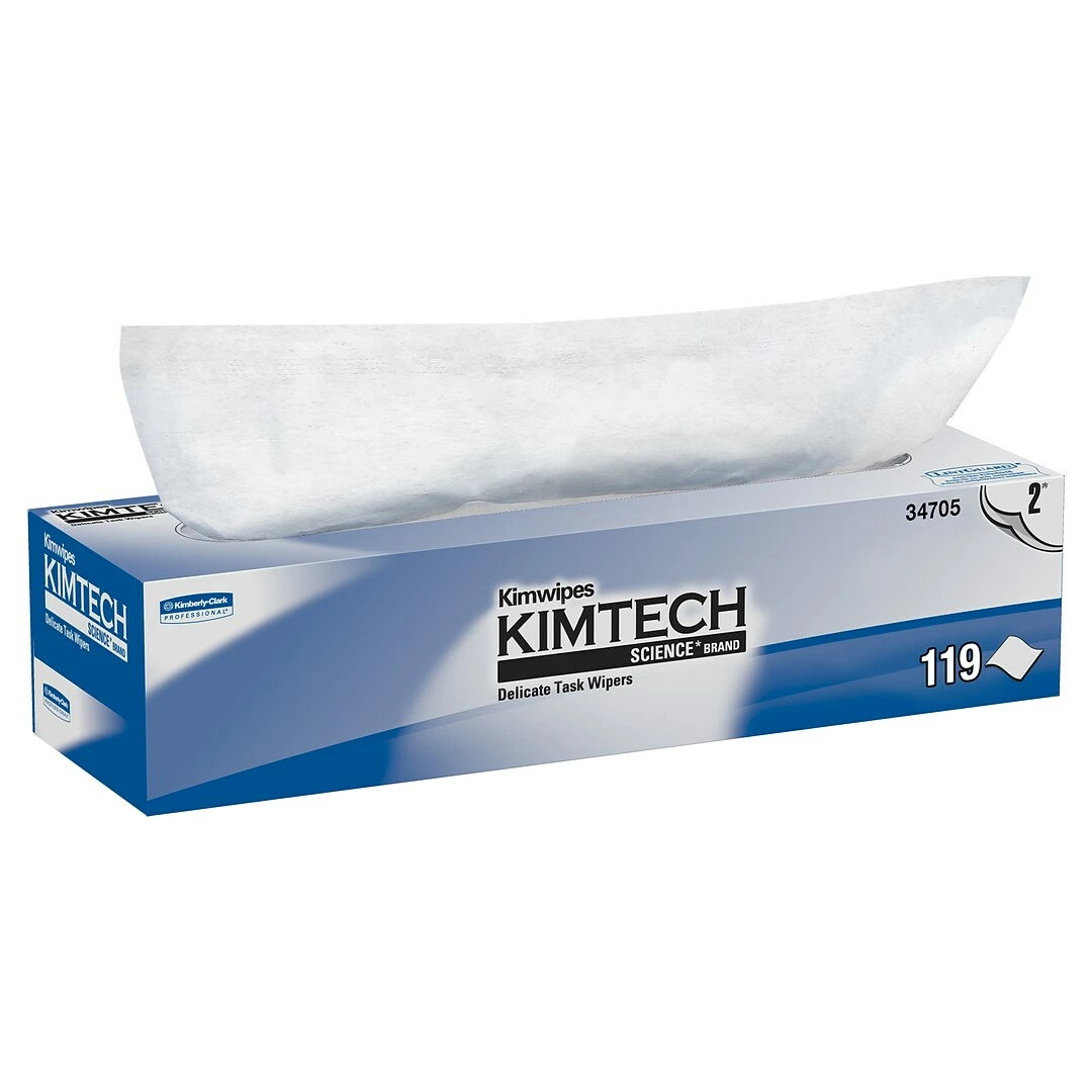 Kimtech Kikmtech Delicate Task Wipers, 12" X 12", 119/Box, 15 Box/Ct - Image 2