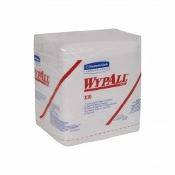 Alternative view of WypAll X70 Multifold Paper Towel, 1-Ply, 76 Sheets/Pack, 12 Packs/Carton (41200)