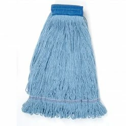 UNISAN Mop Head, Super Loop Head, Cotton/synthetic Fiber, X-Large, Blue, 12/carton
