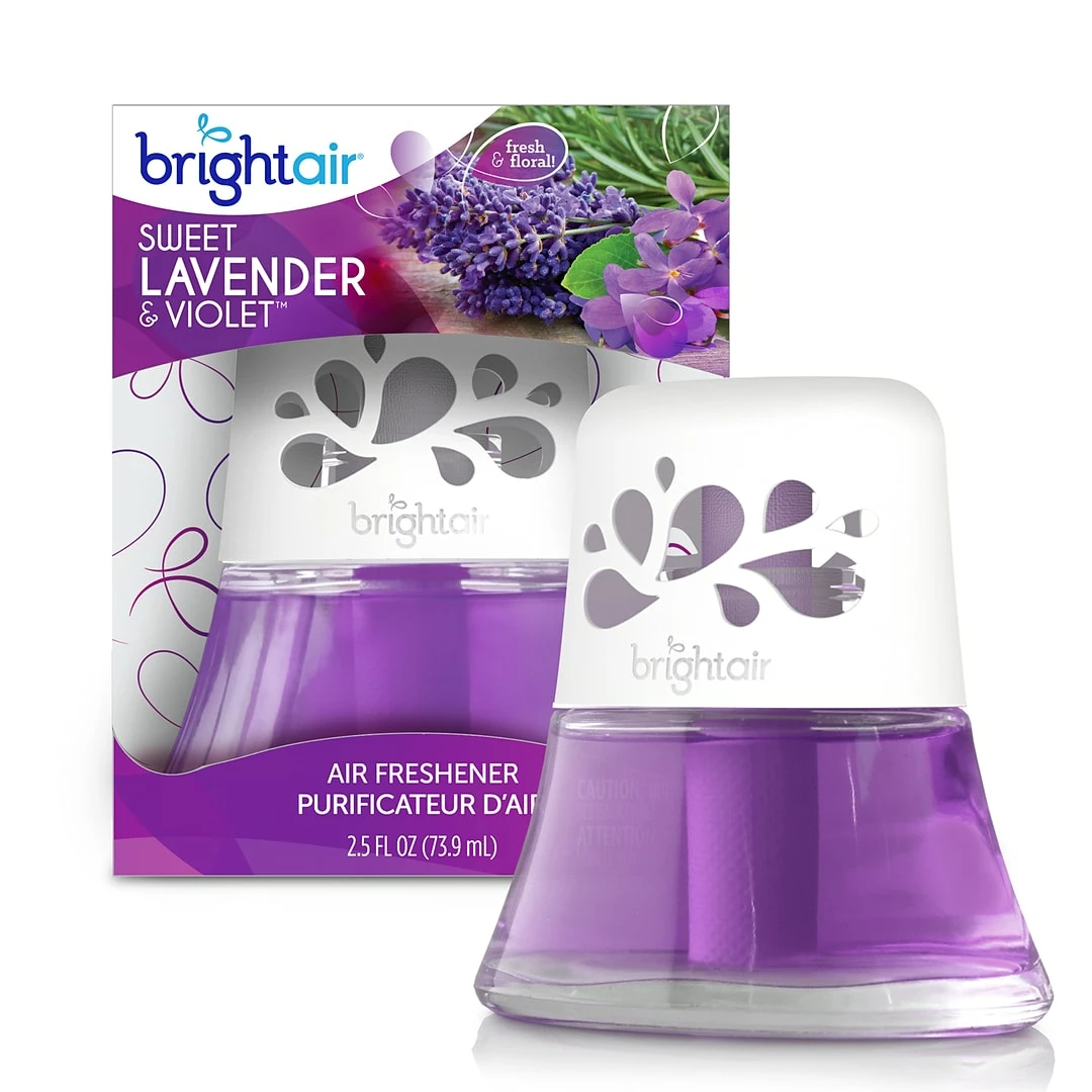 Bright Air Oil Diffuser, Sweet Lavender/Violet Scented, 45 Day (BRI900288EA) - Image 2