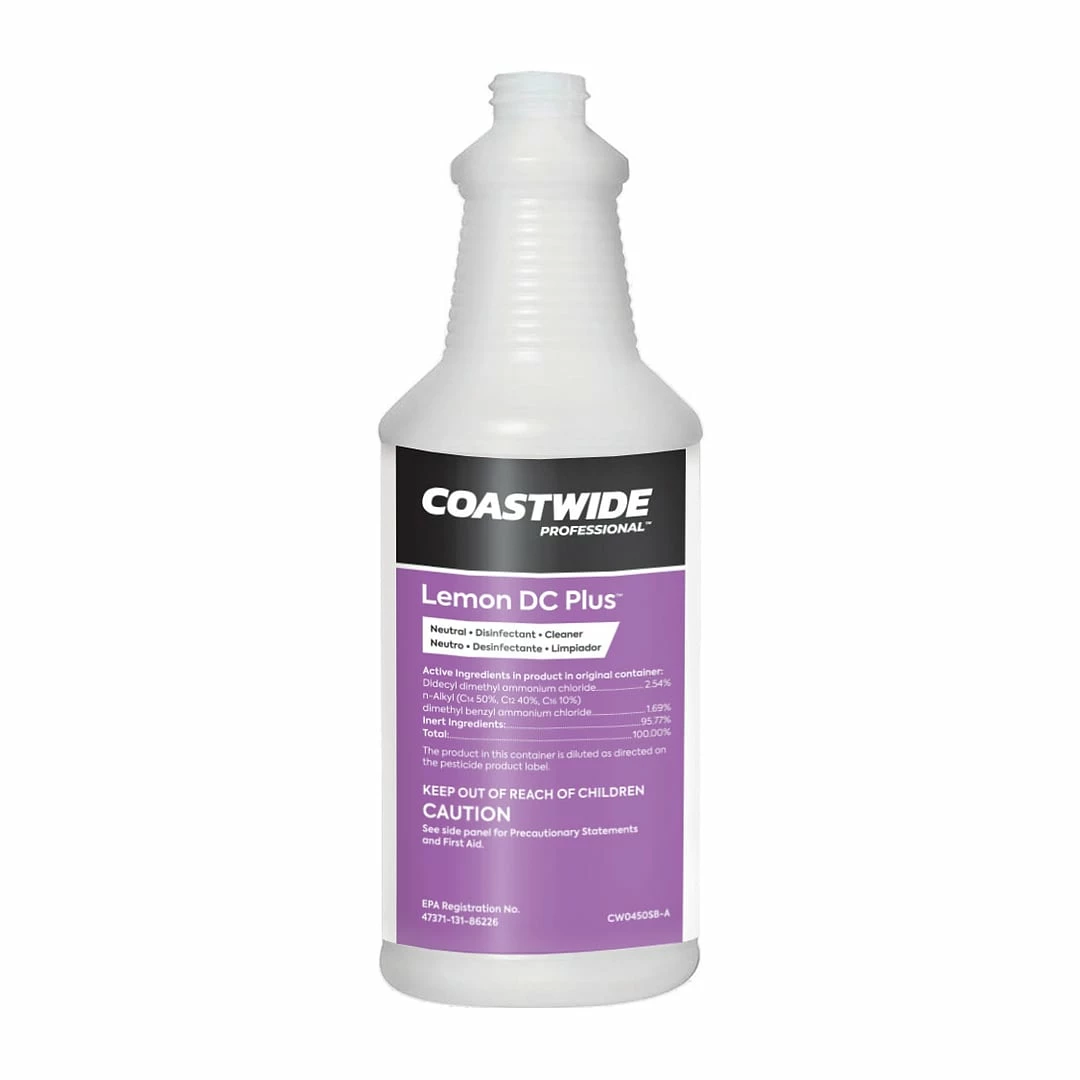 Coastwide Professional™ Lemon DC Plus 32 Oz. Bottle With Graduations (CW0450SB-A) 3 Coastwide Professional™ Lemon DC Plus 32 Oz. Bottle With Graduations (CW0450SB-A)