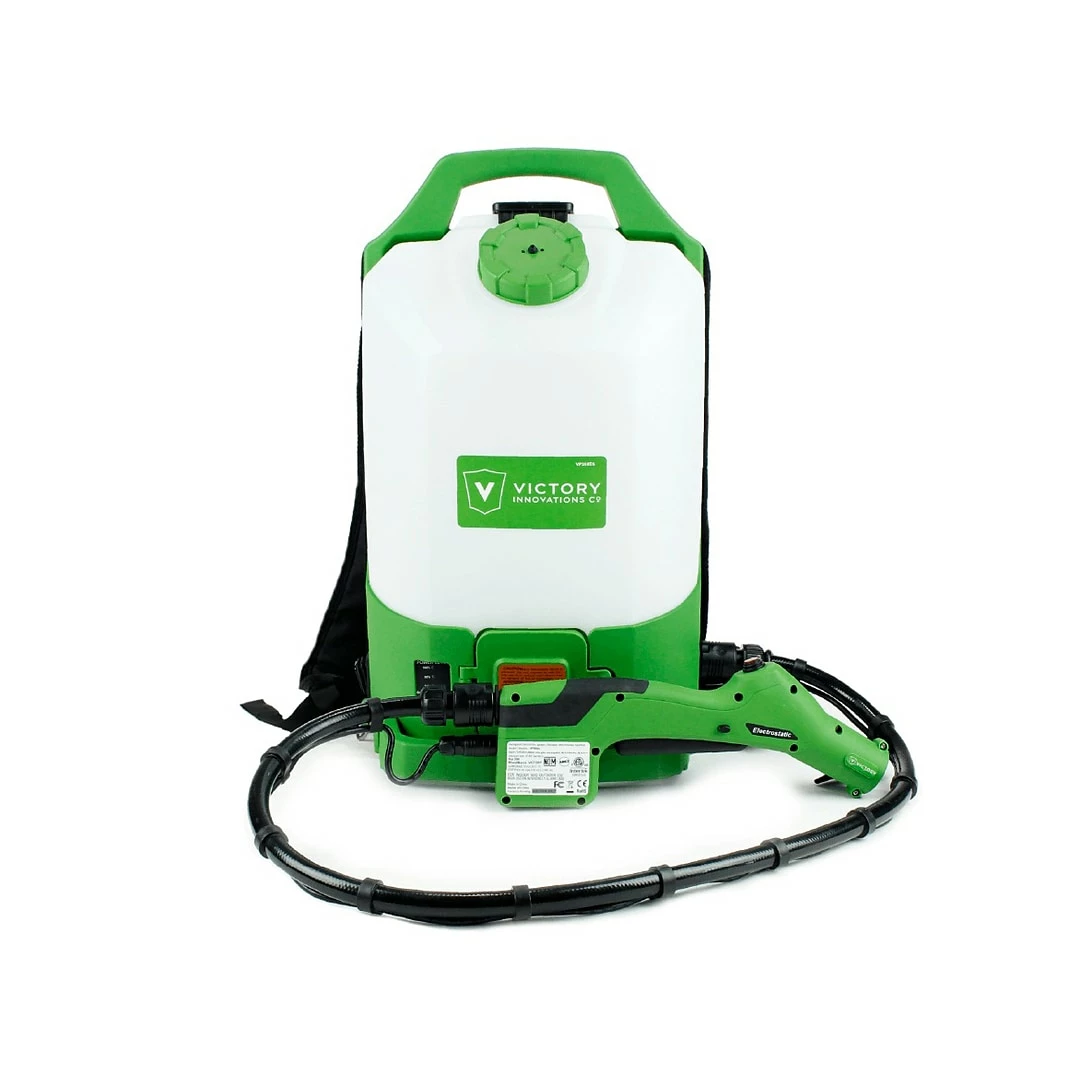 Victory Innovations Professional Cordless Electrostatic Backpack Sprayer 288 Oz. Tank, Green/Black/White (VP300) - Image 2