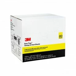 3M™ Easy Trap™ Duster Sweep & Dust Sheets, 8" X 6", 60 Sheets/Roll (59152W)