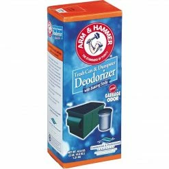 Arm & Hammer Powdered Trash Can And Dumpster Deodorizer, Unscented, 42.6 Oz. (3320084116)