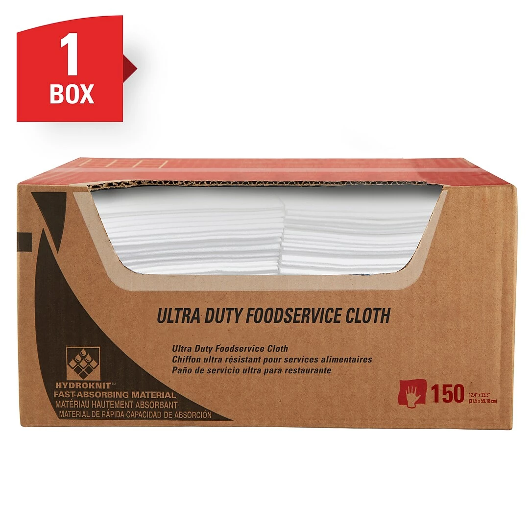 WypAll X80 Nylon Dry Cloths, White And Blue, 150/Box (06280) 4 WypAll X80 Nylon Dry Cloths, White And Blue, 150/Box (06280) - Image 2