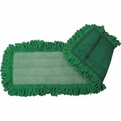 O'Dell® Microfiber Dry Dust Mop Pad, 60" X 5", Green