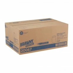 Alternative view of GoRag Durable Fibers Wipers, Orange, 250 Ft./Roll, 6 Rolls/Carton (20067)