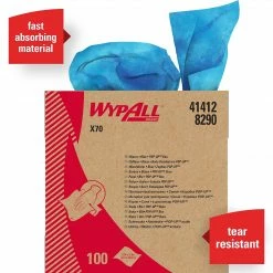 WypAll X70 HydroKnit Wipers, Blue, 100 Sheets/Box, 10 Boxes/Carton (41412) 13 WypAll X70 HydroKnit Wipers, Blue, 100 Sheets/Box, 10 Boxes/Carton (41412) -Febreze shop unnamed file 2655