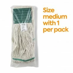 Coastwide Professional™ Looped-End Wet Mop Head, Medium, Cotton, 5" Headband, White (CW57749) -Febreze shop unnamed file 2667
