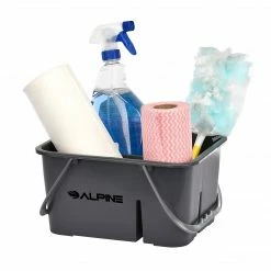Alpine Industries Gray 4-Compartment Durable Plastic Organizer Cleaning Carry Caddy 4/Pack 11 Alpine Industries Gray 4-Compartment Durable Plastic Organizer Cleaning Carry Caddy 4/Pack -Febreze shop unnamed file 2687
