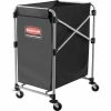 Rubbermaid® Collapsible X-Cart, 4 Bushel, Black