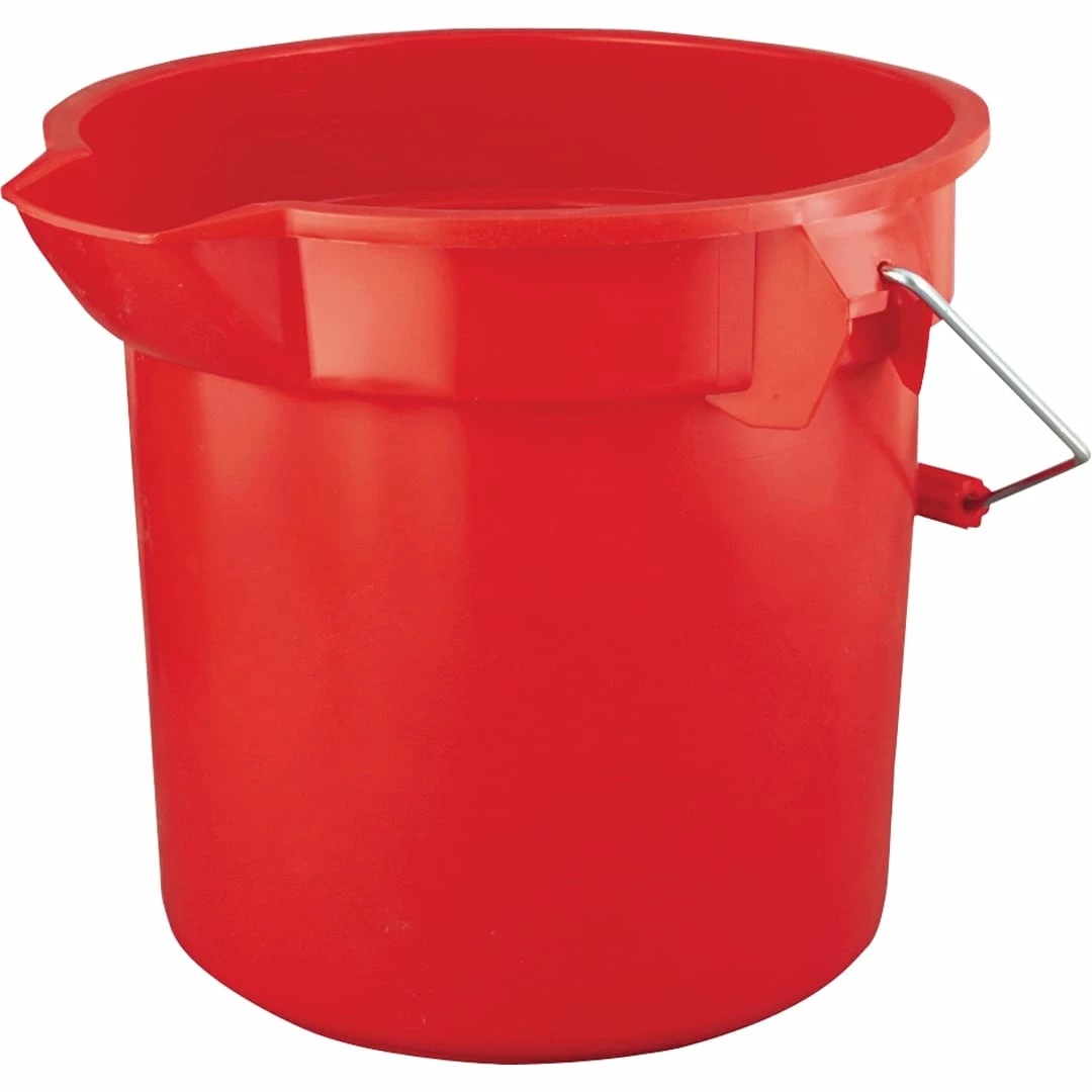 Rubbermaid® BRUTE® Round Utility Bucket, 14 Qt., Red (FG261400RED) 3 Rubbermaid® BRUTE® Round Utility Bucket, 14 Qt., Red (FG261400RED)