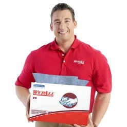 WypAll X90 Ultra Duty Cloths, Blue, 136 Cloths/Carton (12891) -Febreze shop unnamed file 2711