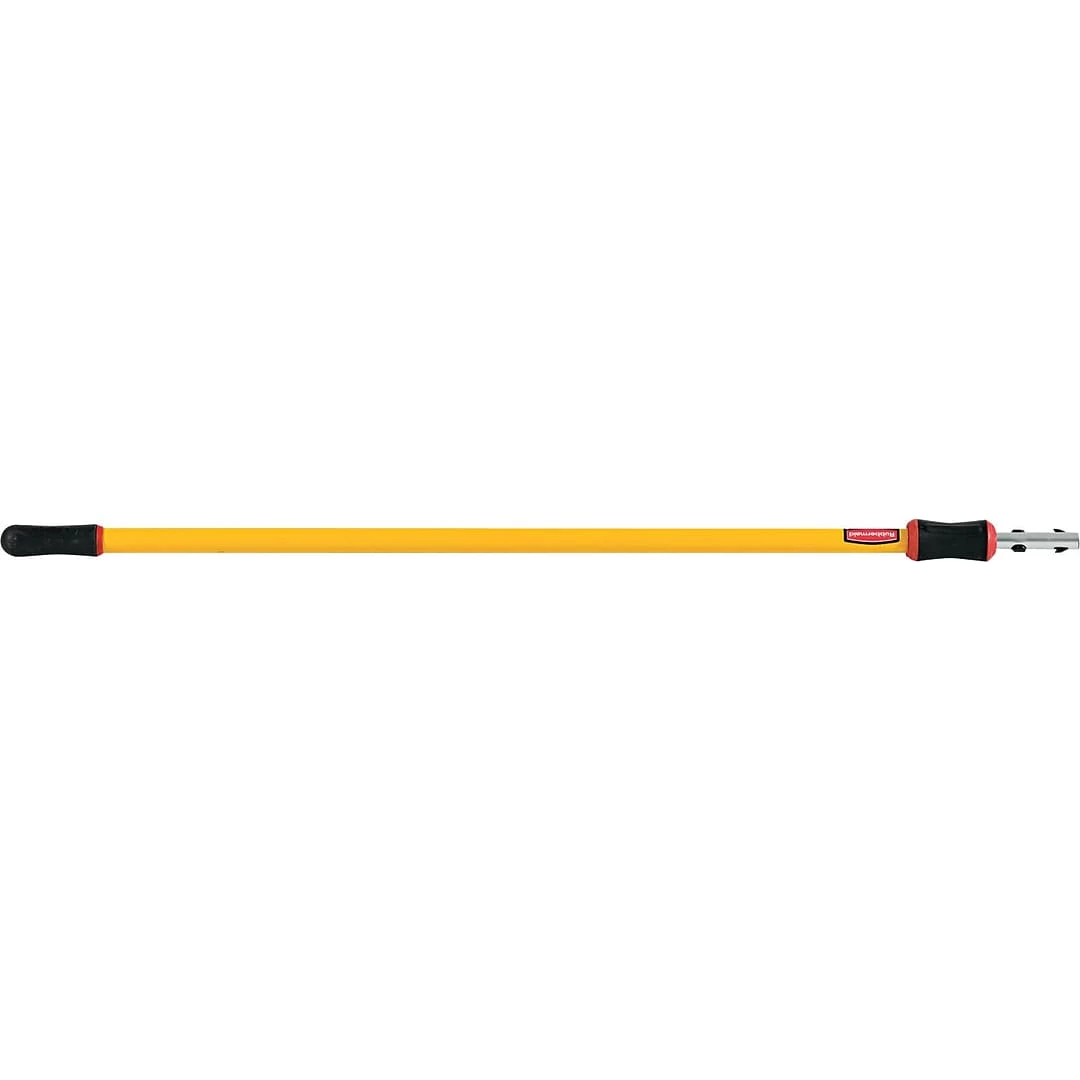Rubbermaid Hygen 48-96" Quick-Connect Extension Pole, Aluminum, Yellow 3 Rubbermaid Hygen 48-96" Quick-Connect Extension Pole, Aluminum, Yellow