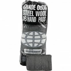 Global Material Steel Wool Hand Pad; Coarse, #3, 12 Sleeves Per Case