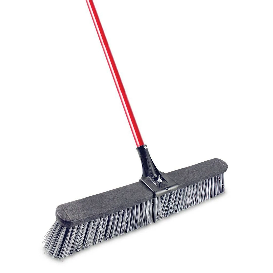 Libman 24” Rough Surface Push Broom, Steel Handle, 4 Pack (#879) 3 Libman 24” Rough Surface Push Broom, Steel Handle, 4 Pack (#879)