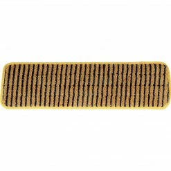 Rubbermaid Hygen 18" Microfiber Super Scubber Wet Pad, Yellow, 6/Count (FGQ81000YL00)
