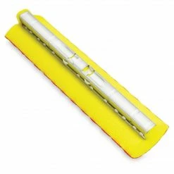 Libman Roller Mop With Scrub Brush Refill, Synthetic, 12"W Head Yellow & Red (0956)