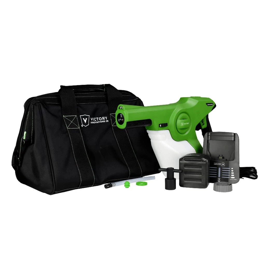 Victory Innovations Professional Cordless Electrostatic Handheld Sprayer 33.8 Oz. Tank, Green/Black/White (VP200) - Image 7