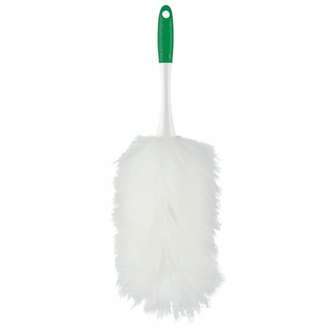 Libman Handheld Lambswool Duster, Polypropylene & Sanoprene, 18", Green & White, Case Of 12, (0244) 3 Libman Handheld Lambswool Duster, Polypropylene & Sanoprene, 18", Green & White, Case Of 12, (0244)