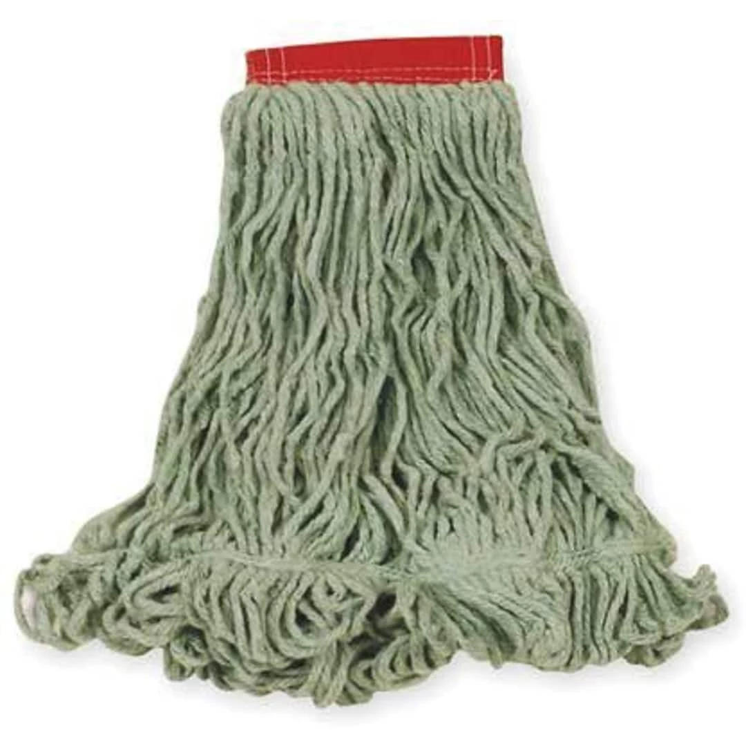 Rubbermaid Super Stitch Large Standard Mop, 5" Headband, 6/Carton (FGD25306GR00)