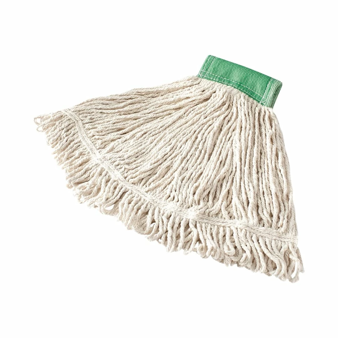 Rubbermaid Super Stitch Mop Head, Tailband (FGD25206WH00) 3 Rubbermaid Super Stitch Mop Head, Tailband (FGD25206WH00)