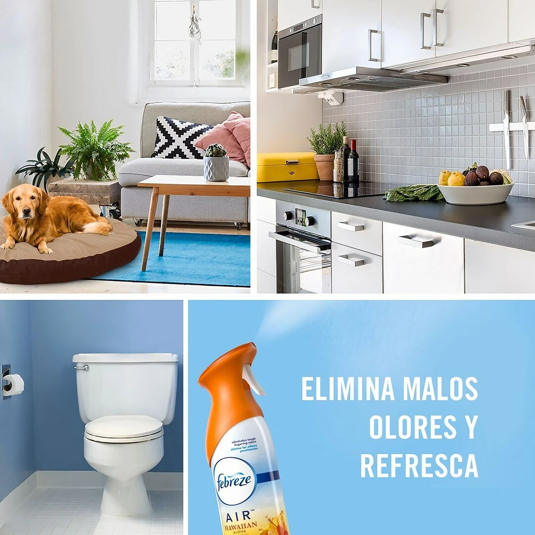 Febreze Odor-Eliminating Air Freshener With Hawaiian Aloha Scent, 8.8 Oz (96260) - Image 4