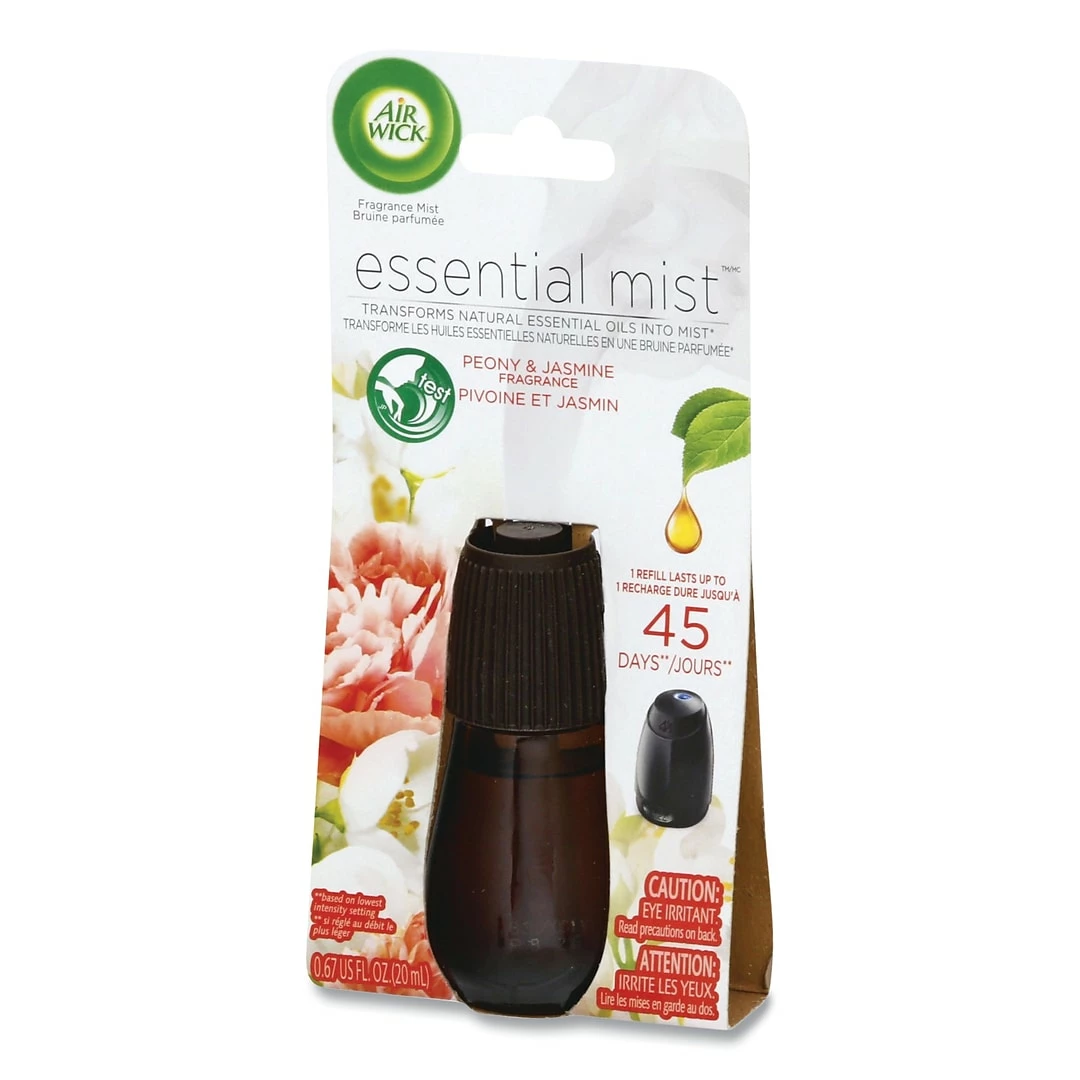 Air Wick® Essential Mist Refill, Peony And Jasmine, 0.67 Oz Bottle, 6/Carton 5 Air Wick® Essential Mist Refill, Peony And Jasmine, 0.67 Oz Bottle, 6/Carton - Image 3
