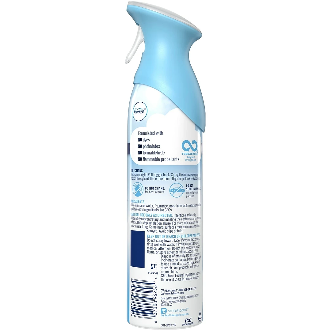 Febreze Odor-Eliminating Air Freshener With Linen & Sky Scent, 8.8 Oz (96256) - Image 2
