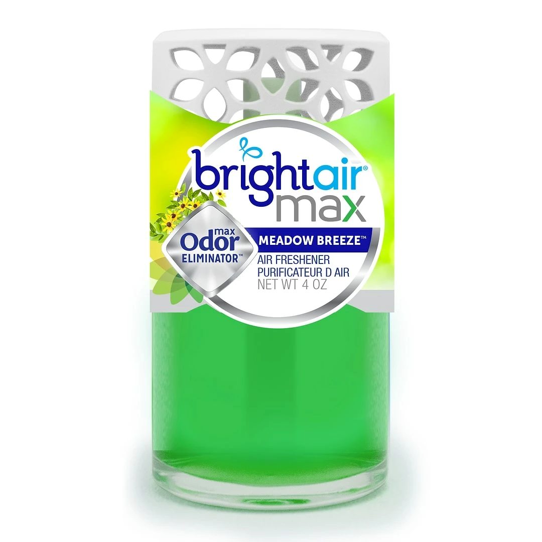 Bright Air® Max Scented Oil Air Freshener, 4 Oz, Meadow Breeze (900441)