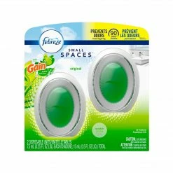 Febreze Small Spaces Air Freshener, Gain, 0.25 Oz., 2/Pack (93330EA)
