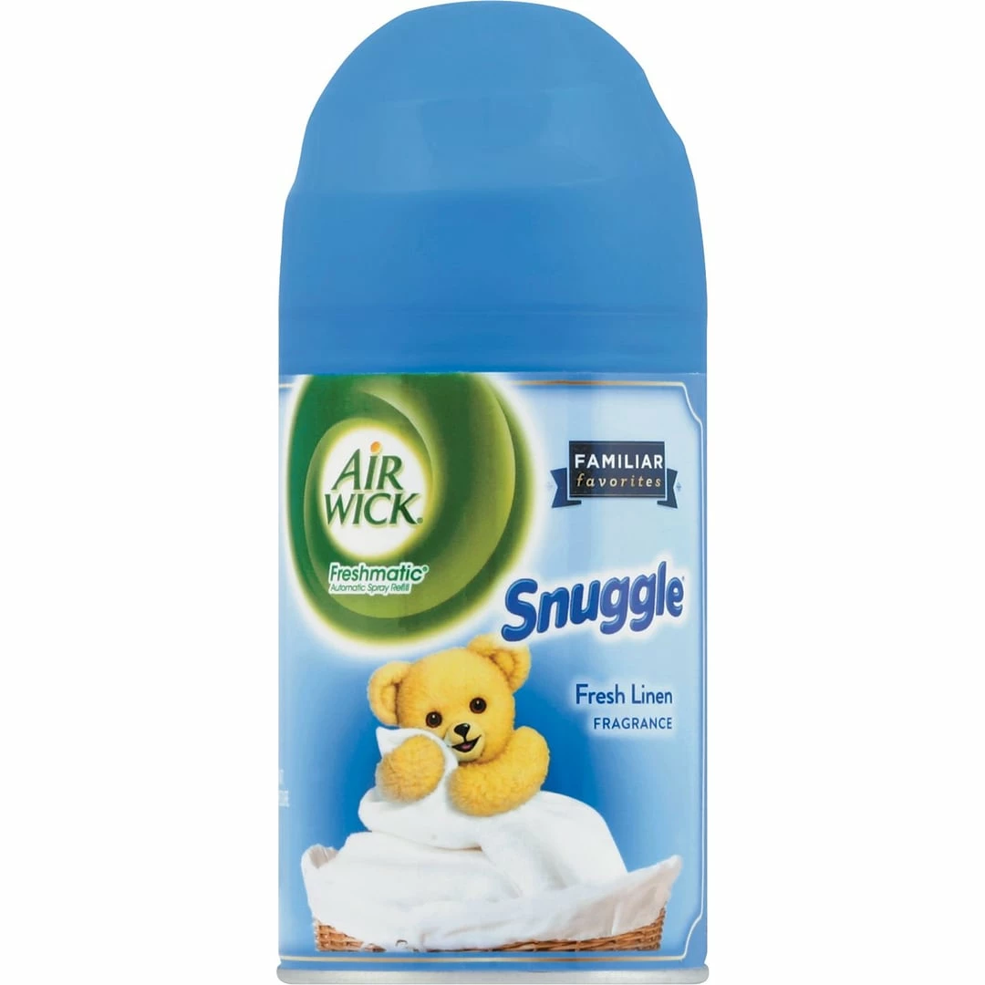 Air Wick Freshmatic Ultra Automatic Aerosol Air System Refill, Essential Oils Fresh Linen (6233882314) - Image 2