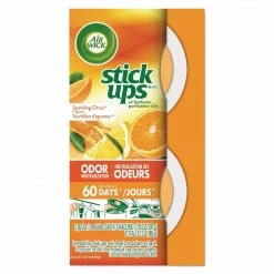 Air Wick Stick Ups Air Freshener, 2.1 Oz, Sparkling Citrus, 12/Carton