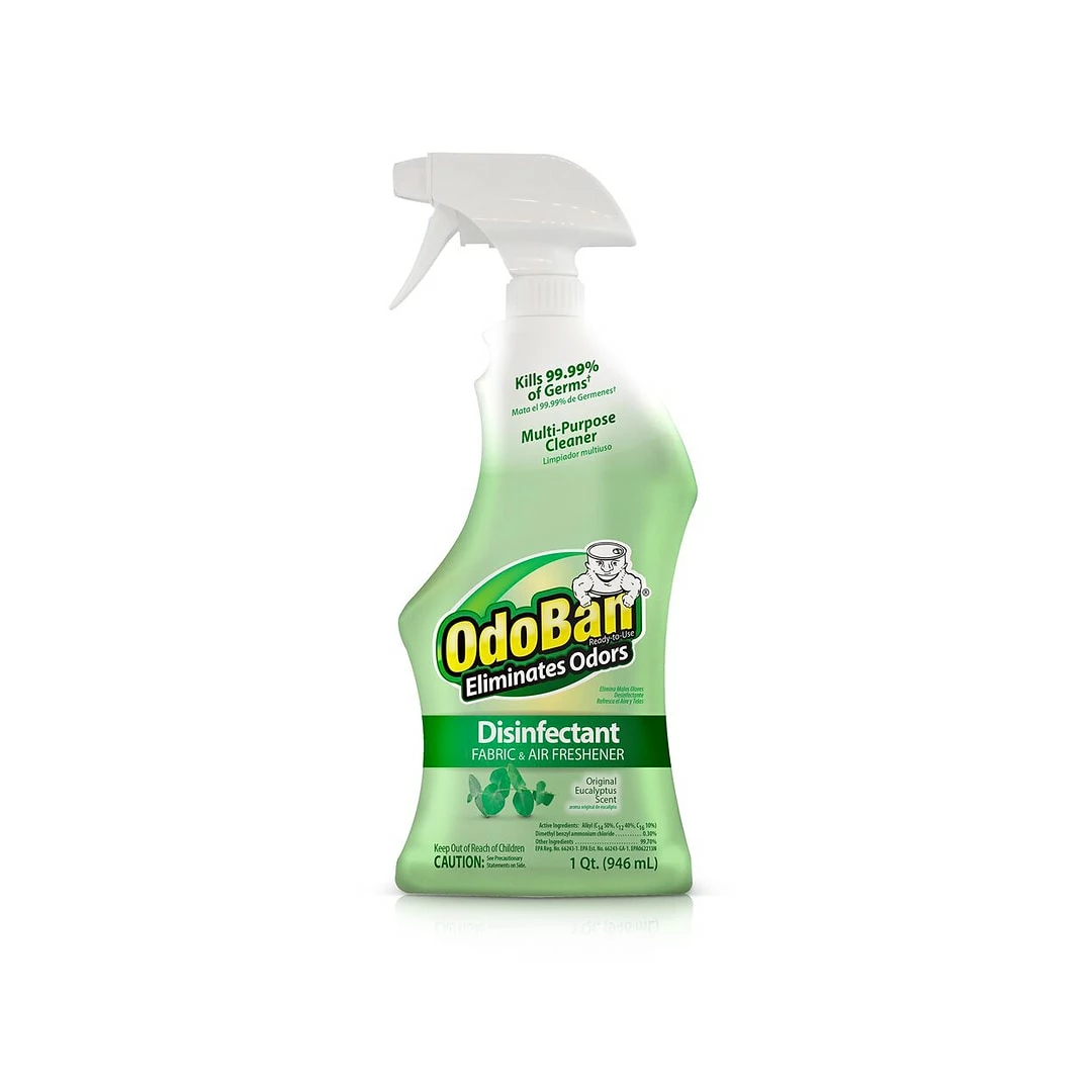ODOBAN Disinfectant Spray And Concentrate, Lavender/Original Eucalyptus, 32 Fl. Oz./128 Fl. Oz., 4/Carton (9110613SP-STP) 4 ODOBAN Disinfectant Spray And Concentrate, Lavender/Original Eucalyptus, 32 Fl. Oz./128 Fl. Oz., 4/Carton (9110613SP-STP) - Image 2